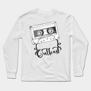 Good Vibes Outkast // Retro Ribbon Cass Long Sleeve T-Shirt